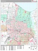 Rochester New York Wall Map (Premium Style) by MarketMAPS - MapSales