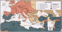 Map of the Crusades produced by the CIA (1096-1204 AD) : r/MapPorn