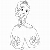 Desenho de Sofia a primeira Disney para colorir - Tudodesenhos