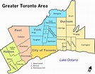 Greater Toronto Area Map - MapSof.net