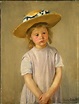 ARTPEDIA - Mary Cassatt - Child in a Straw Hat, 1886. Oil on...