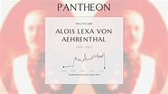 Alois Lexa von Aehrenthal Biography - Austro-Hungarian diplomat | Pantheon