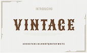 Elegant vintage alphabet letters font . Typography Luxury classic ...