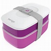 Bentgo Classic (Purple) - All-in-One Stackable Lunch Box Solution ...