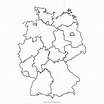 Dibujo De Alemania Mapa Para Colorear - Ultra Coloring Pages