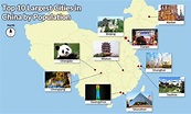 Top 10 Largest Cities in China by Population: Area, GDP
