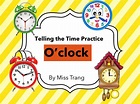 O’clock - Telling The Time Practice Free Activities online for kids in ...