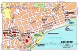 SANTANDER SPAIN MAP - Imsa Kolese