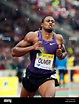 David OLIVER winning the Men's 110m Hurdles race at Aviva London Grand ...