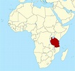 Detailed location map of Tanzania in Africa | Tanzania | Africa ...