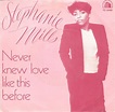 Stephanie Mills - Never Knew Love Like This Before | Discogs