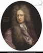 Portrait of Thomas Morley, bust-length, in a plum coloured cloak ...