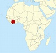 Grande ubicación mapa de Costa de Marfil en África | Costa de Marfil ...