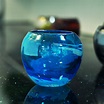 solid glass candle holder - solid glass candle vessel - solid glass ...