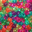 beads | 1000 Jelly Glitter Pony Beads Multicolored by eclecticKel on ...