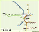 Turin Metro Map - Ontheworldmap.com