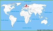 Finland location on the World Map - Ontheworldmap.com