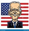 Joe Biden Elegido Presidente De Estados Unidos Con La Bandera Americana ...