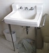 Vintage American Standard White Porcelain Sink w Wall Mount Bracket ...