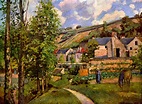 The Hermitage at Pontoise by Camille Pissarro (France) | Pinturas ...