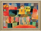 Paul Klee: Bild "Häuser am Meer" (1914), gerahmt - Barlach Museumsshop