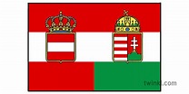 austria hungary flag Illustration - Twinkl