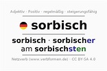 Deklination und Steigerung "sorbisch" - Alle Fälle des Adjektivs ...