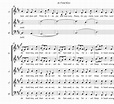 Ae Fond Kiss (arr.) - Sheet music score musical notation by Cheryl Camm