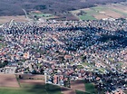 Schutterwald aus der Vogelperspektive: Ortsansicht in Schutterwald im ...