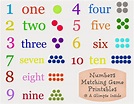 Numbers Matching Game Printables | A Glimpse Inside