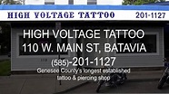 High Voltage Tattoo Batavia NY - YouTube