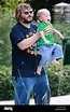 Jack Black plays with his son Samuel at a park in Beverly Hills Los ...