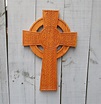 Large Celtic Cross Wall Hanging Sculptural Quality Wooden - Etsy