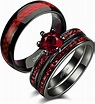 Amazon.com: Gy Jewelry Two Rings His and Hers Wedding Ring Sets Couples ...