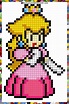 princess peach pixel art grid - artvantentsale2017