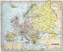 Mapa antigo de Europa foto de stock. Imagem de cartografia - 37051510