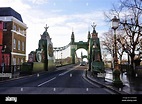 Hammersmith Bridge, Hammersmith, London Borough of Hammersmith and Stock Photo: 52727432 - Alamy