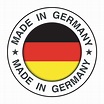 Made in Germany icon, circle button. 5416922 Vector Art at Vecteezy