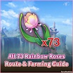 All 73 Rainbow Roses Route & Farming Guide | Genshin Impact Version 4.4
