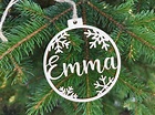 Personalized Name CHRISTMAS Ornaments Custom Baubles Set - Etsy Australia