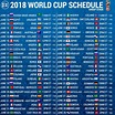 FIFA World Cup 2018 Schedule: Fixtures, Dates, Start Times