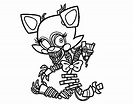 Fnaf Mangle Coloring Pages at GetDrawings | Free download