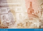 Montage photo of Paris stock photo. Image of arch, europe - 250429900