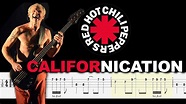 Red Hot Chili Peppers - Californication (Bass Tabs) By Chami's Bass ...