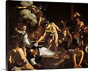 Martyrdom of St. Matthew, by Caravaggio, 1599-1600. San Luigi dei ...