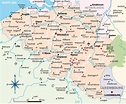 BELGIUM - GEOGRAPHICAL MAPS OF BELGIUM