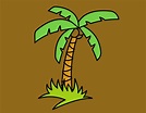 Dibujo de Palmera tropical pintado por en Dibujos.net el día 09-05-15 a ...