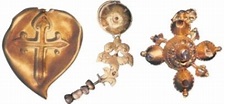 Joyas de oro y piedras preciosas, galeón español “Conde de Tolosa”, del ...