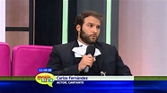 El actor Carlos Fernández se convirtió en cantante con el Mariachi ...