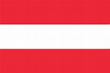 The official flag of the Austria